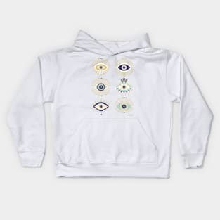 evil eyes Kids Hoodie